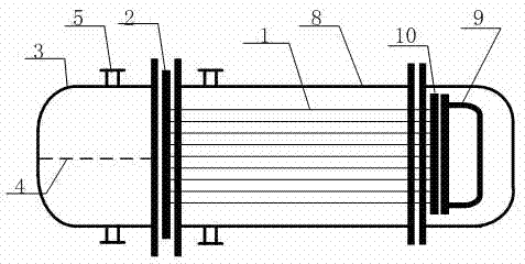 Method for changing number of tube passes of tube type heat exchanger