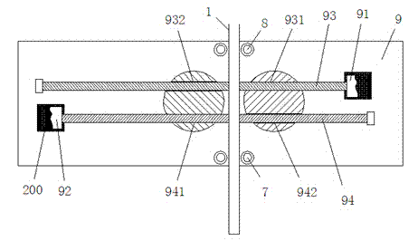 Bending device of noise-reduction type power transmission cable and bending forming method of cable