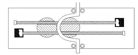 Bending device of noise-reduction type power transmission cable and bending forming method of cable
