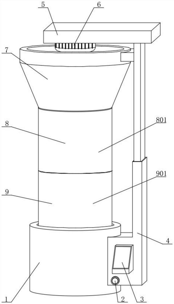 Integrated cell wall breaking device for fruits and vegetables and use method