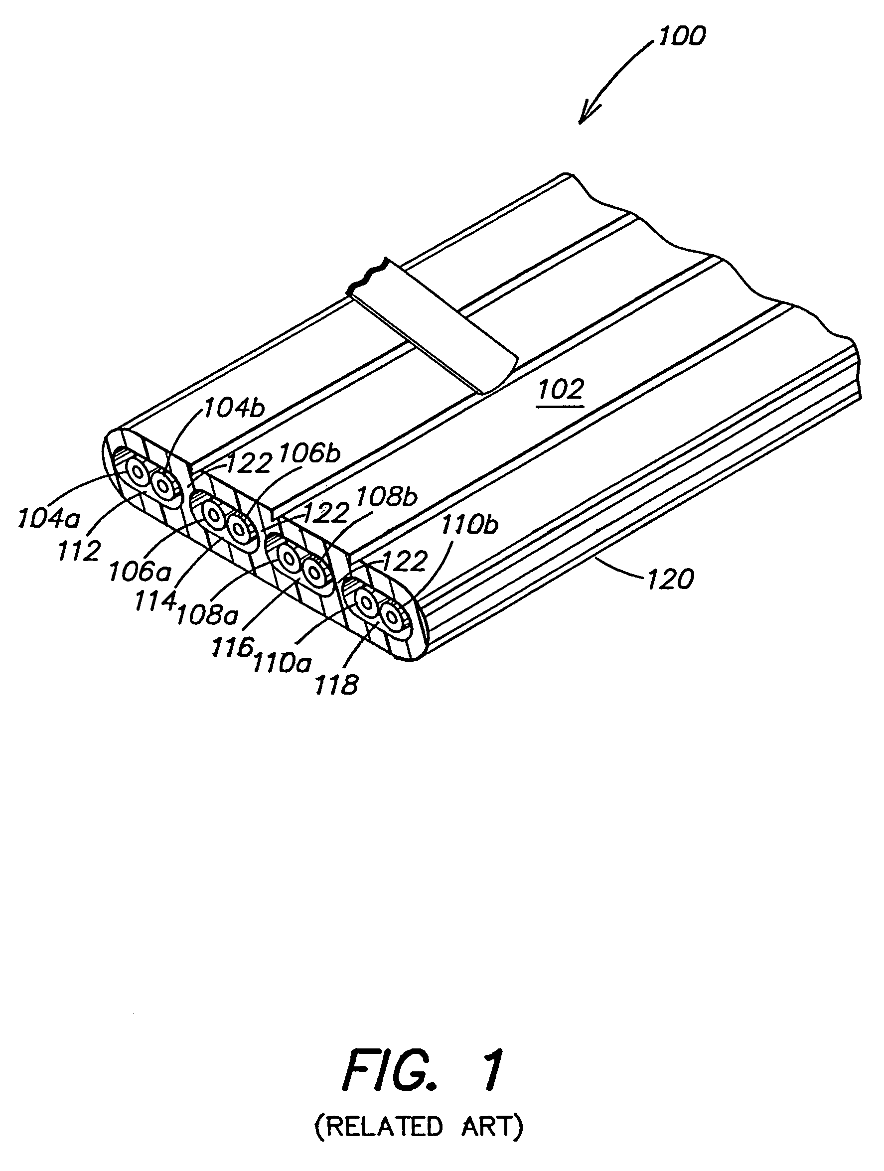 Multi-pair data cable with configurable core filling and pair separation