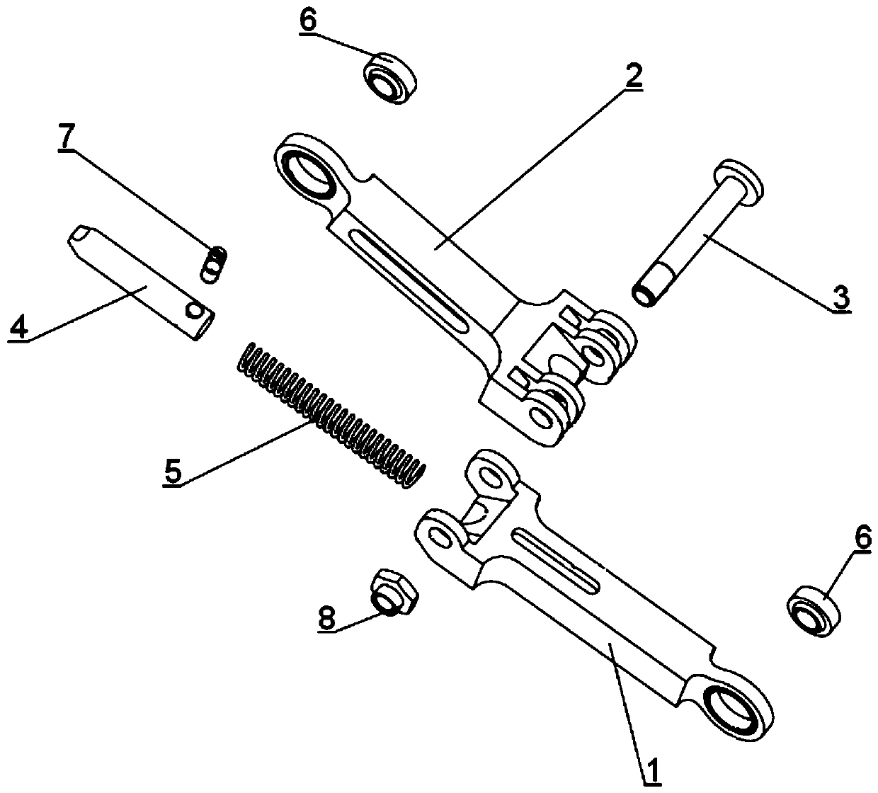 A kind of rotary locking mechanism for launch vehicle