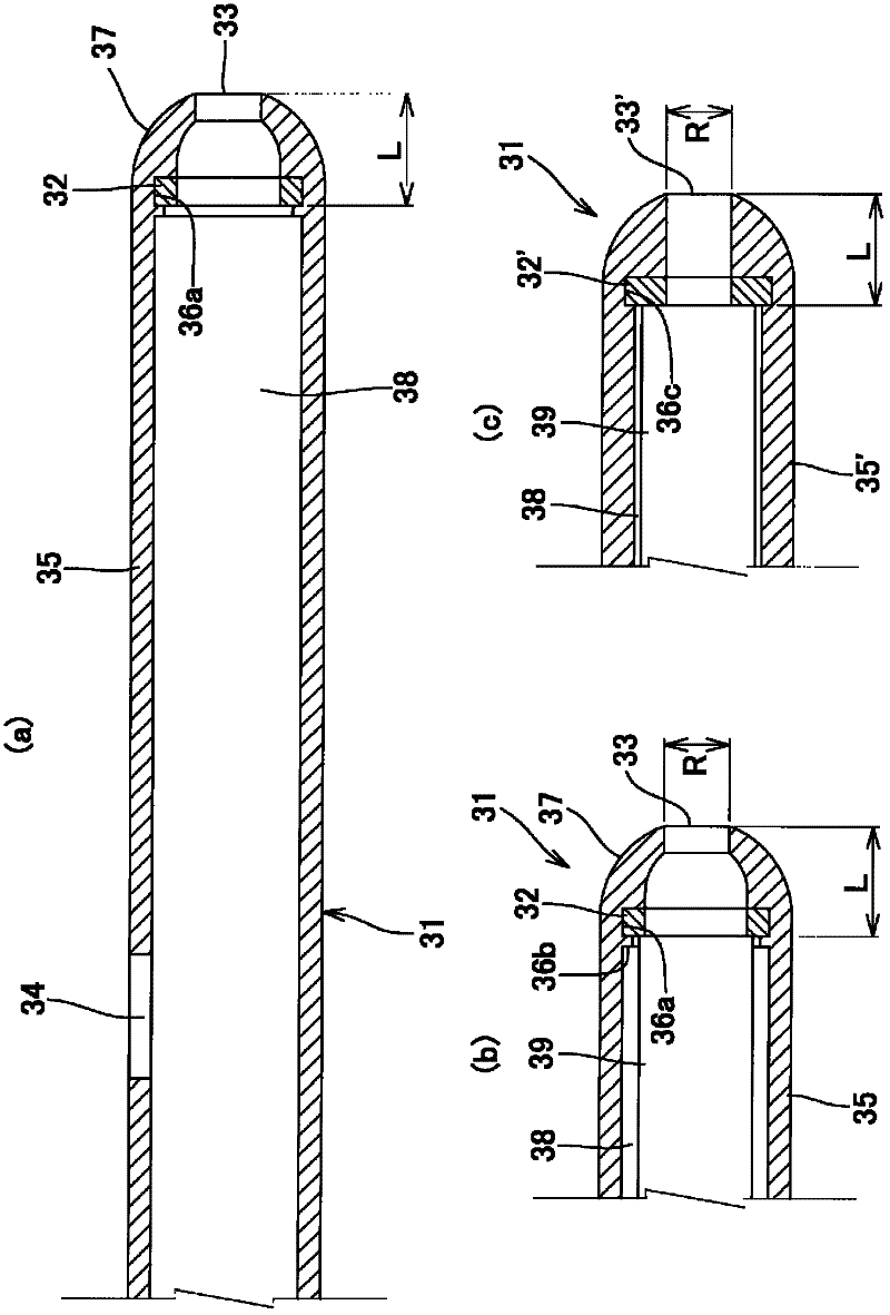 Tube device for insertion into lacrimal passage