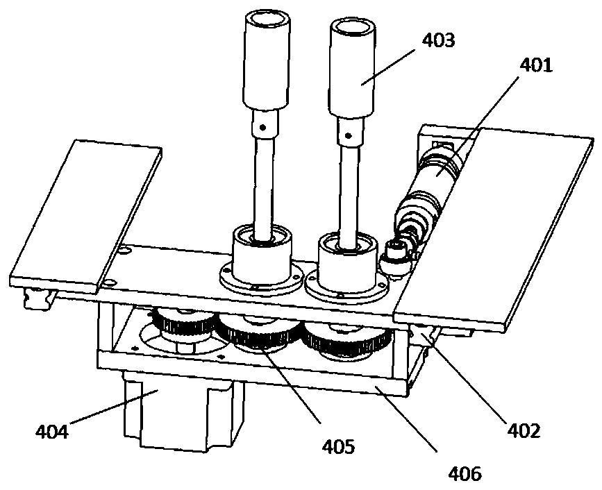 A Conveying Device Based on Magnetic Constraint to Hold the Ring-shaped Opening of Socks