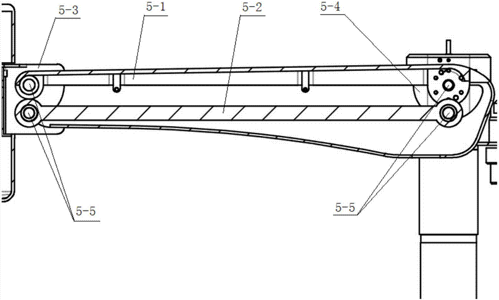 Full-active seven-freedom-degree posture redundancy type main manipulator