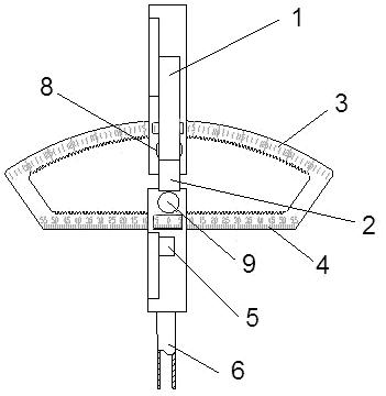 Adjustable three-dimensional guider for transdermal bone joint screw placement