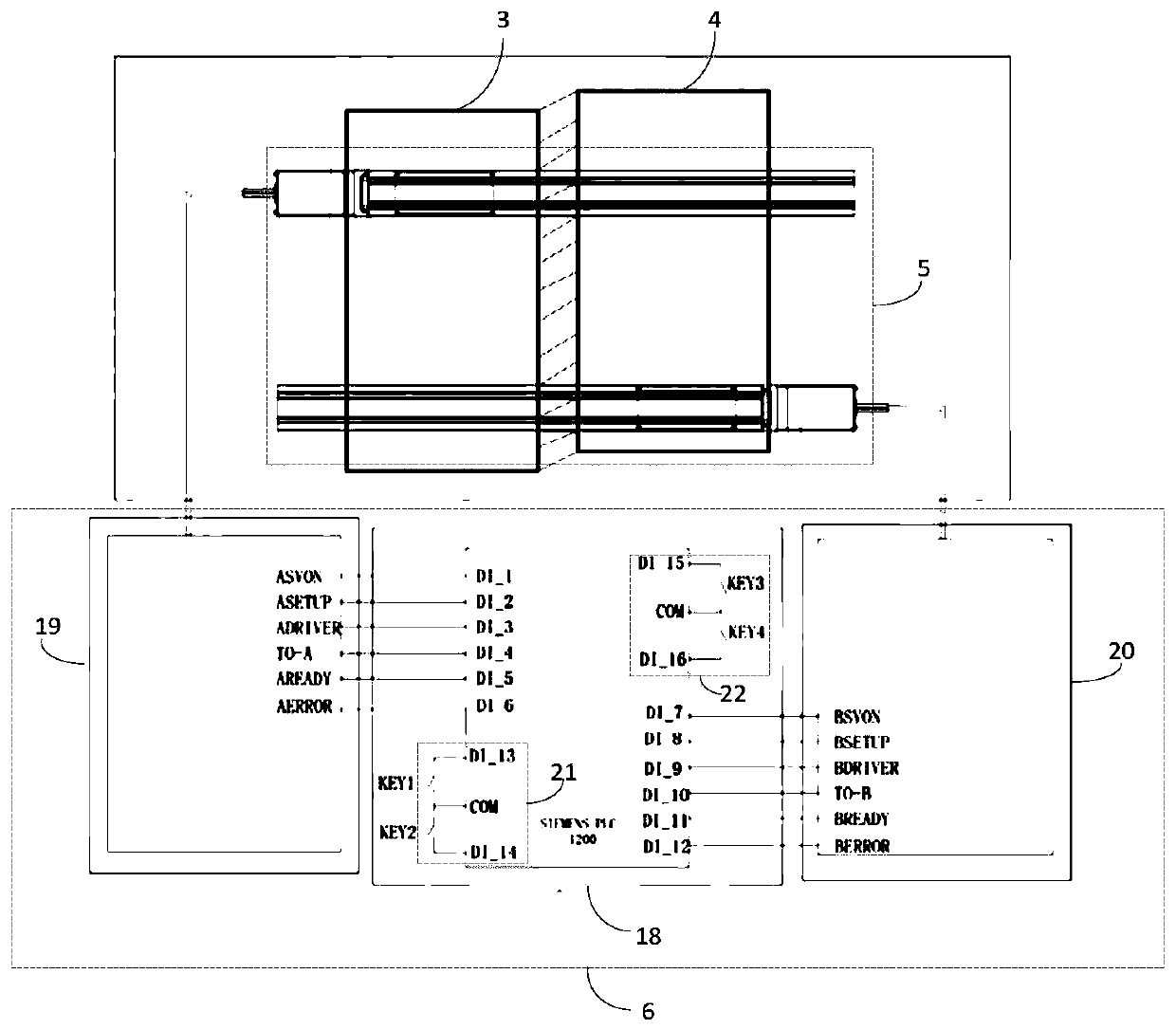 Double-table-board exposure machine and method for controlling opening and closing of door of double-table-board exposure machine