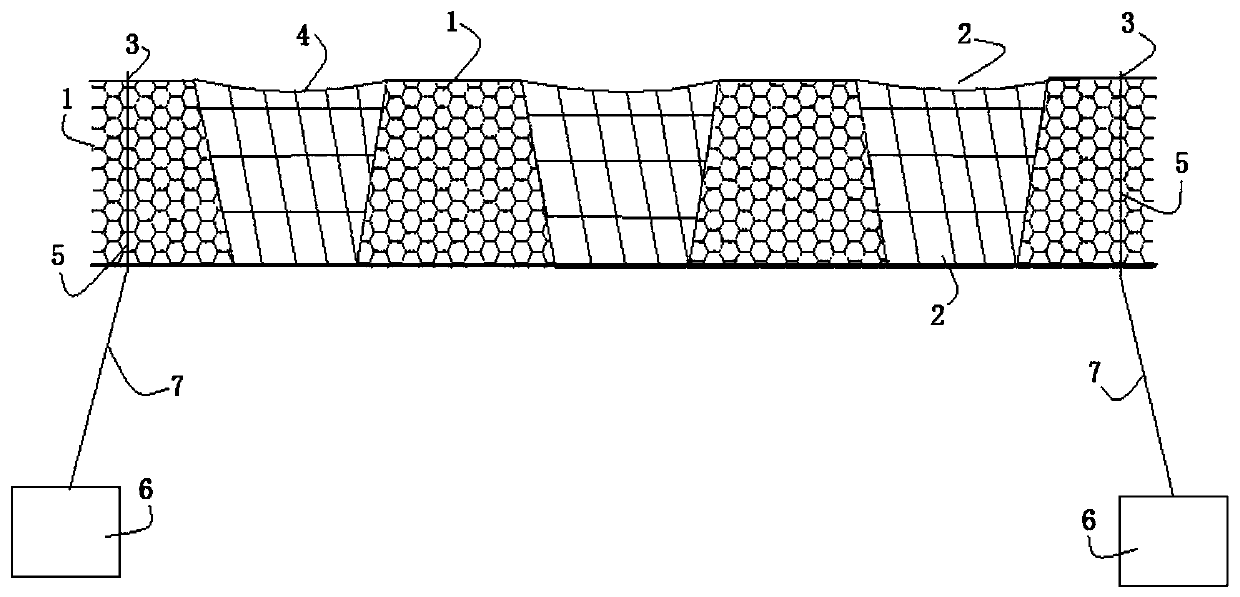 Artificial ecological floating bed based on foamed polypropylene material
