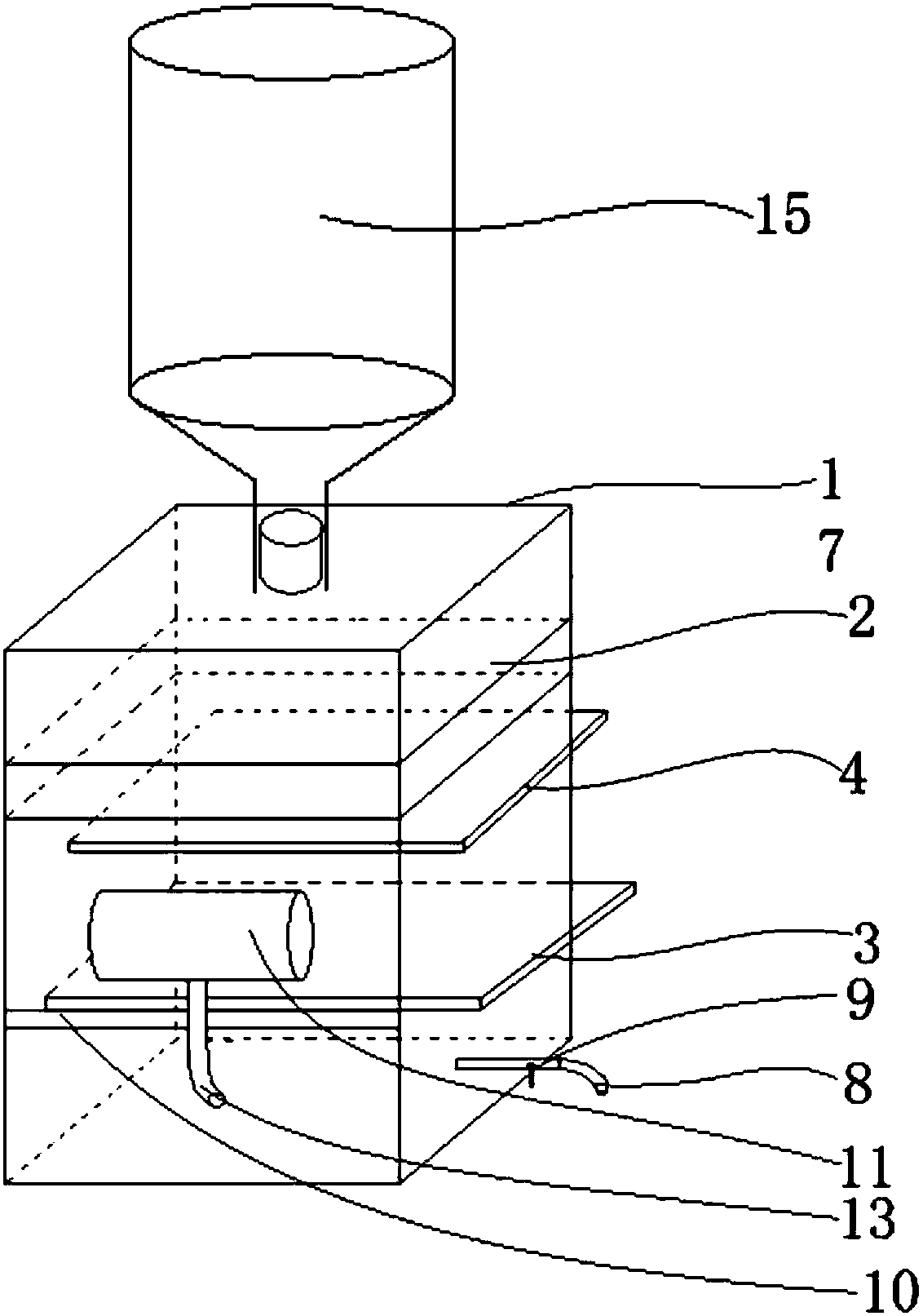 Water drinking machine with cleaning and filtering functions