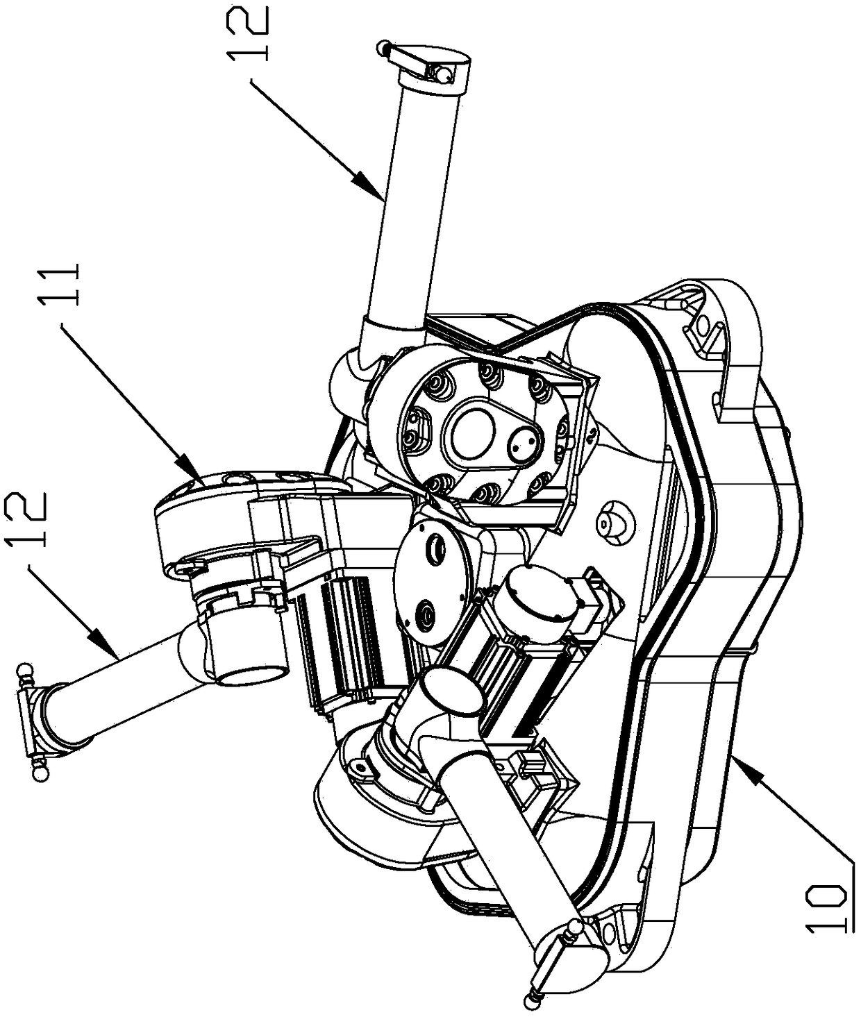 Mechanical hand based on delta parallel mechanism