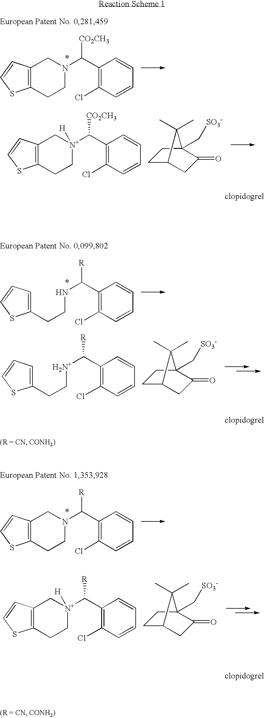 Method preparation clopidogrel and intermediates used therein