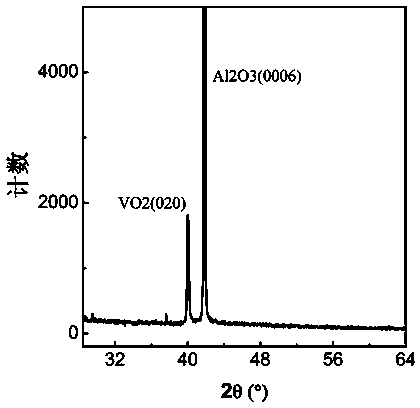 Liquid-phase preparation method of high-oriented vanadium dioxide film