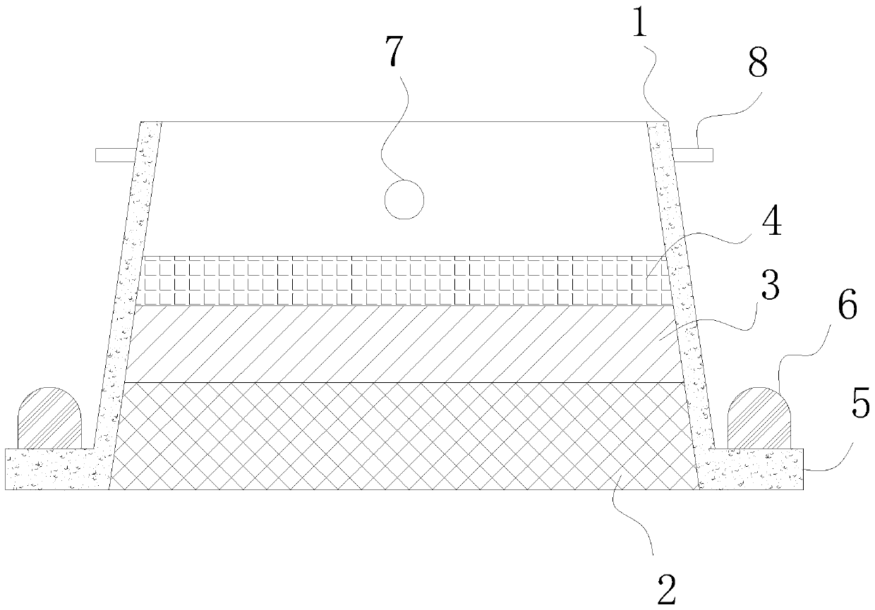 Piping water and sand separation pressure filter well