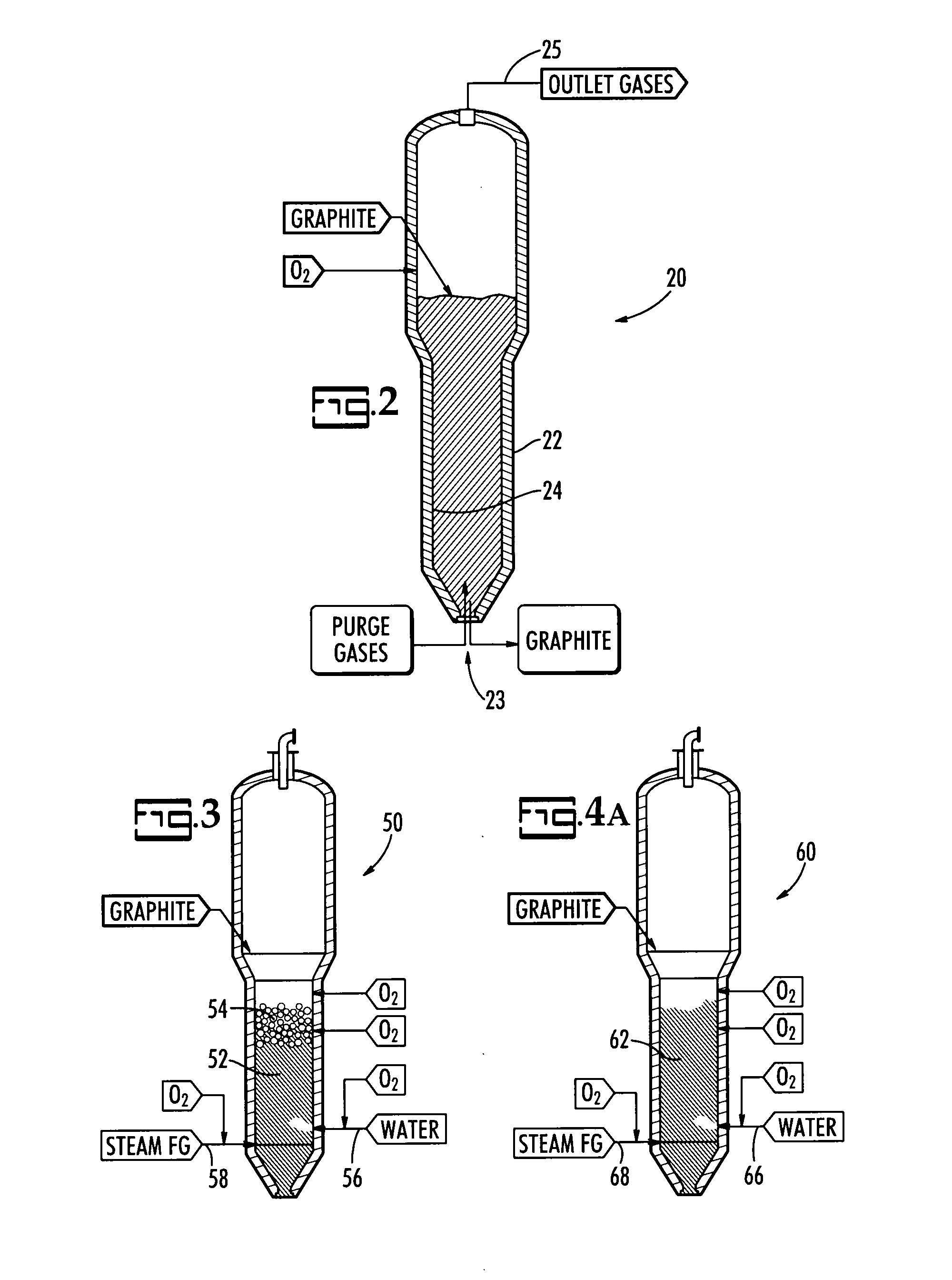 Steam reforming process system for graphite destruction and capture of radionuclides