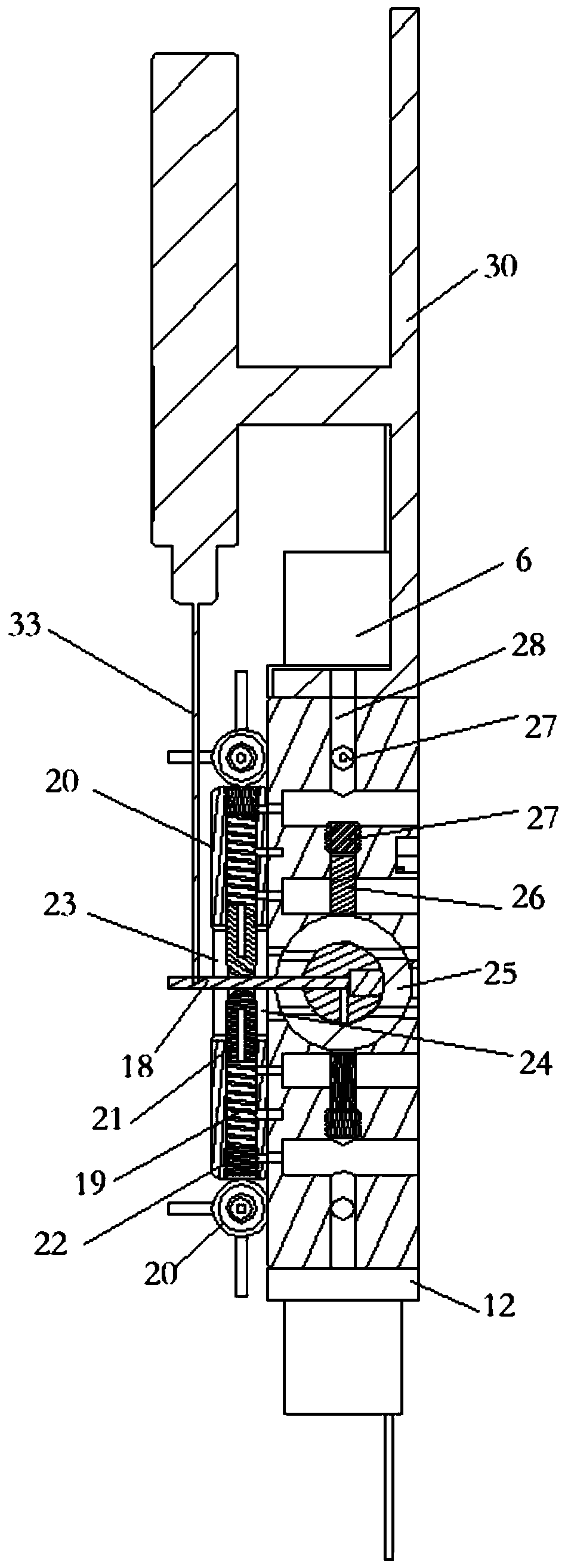 Multifunctional device for testing performance index of steering engine