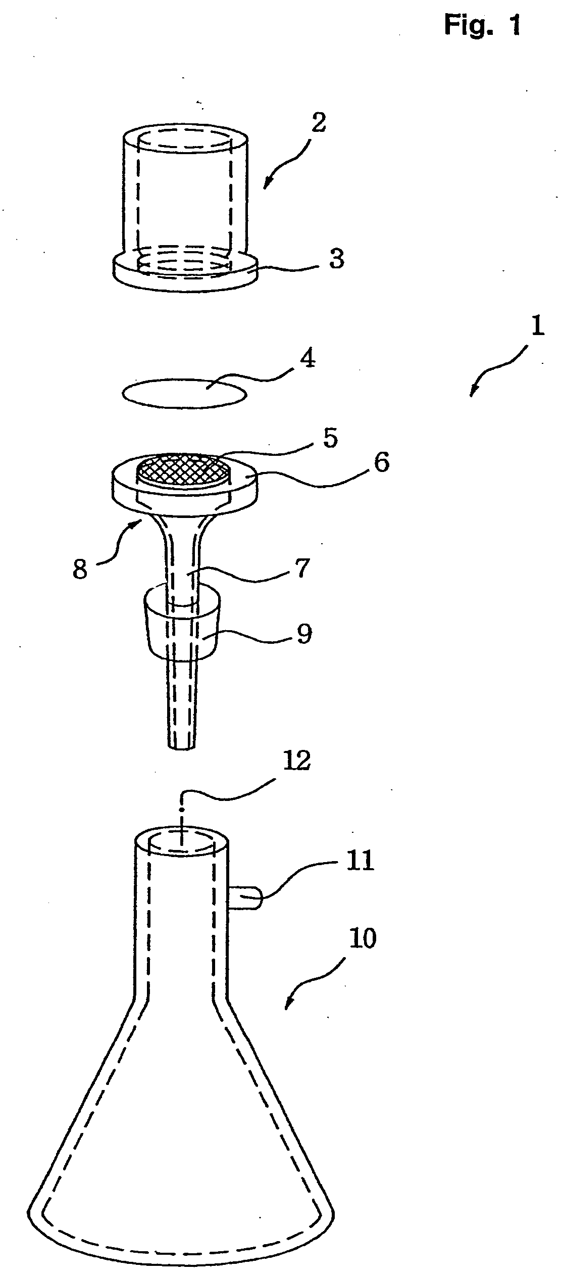 Device for simultaneously collecting filtered water and filter paper