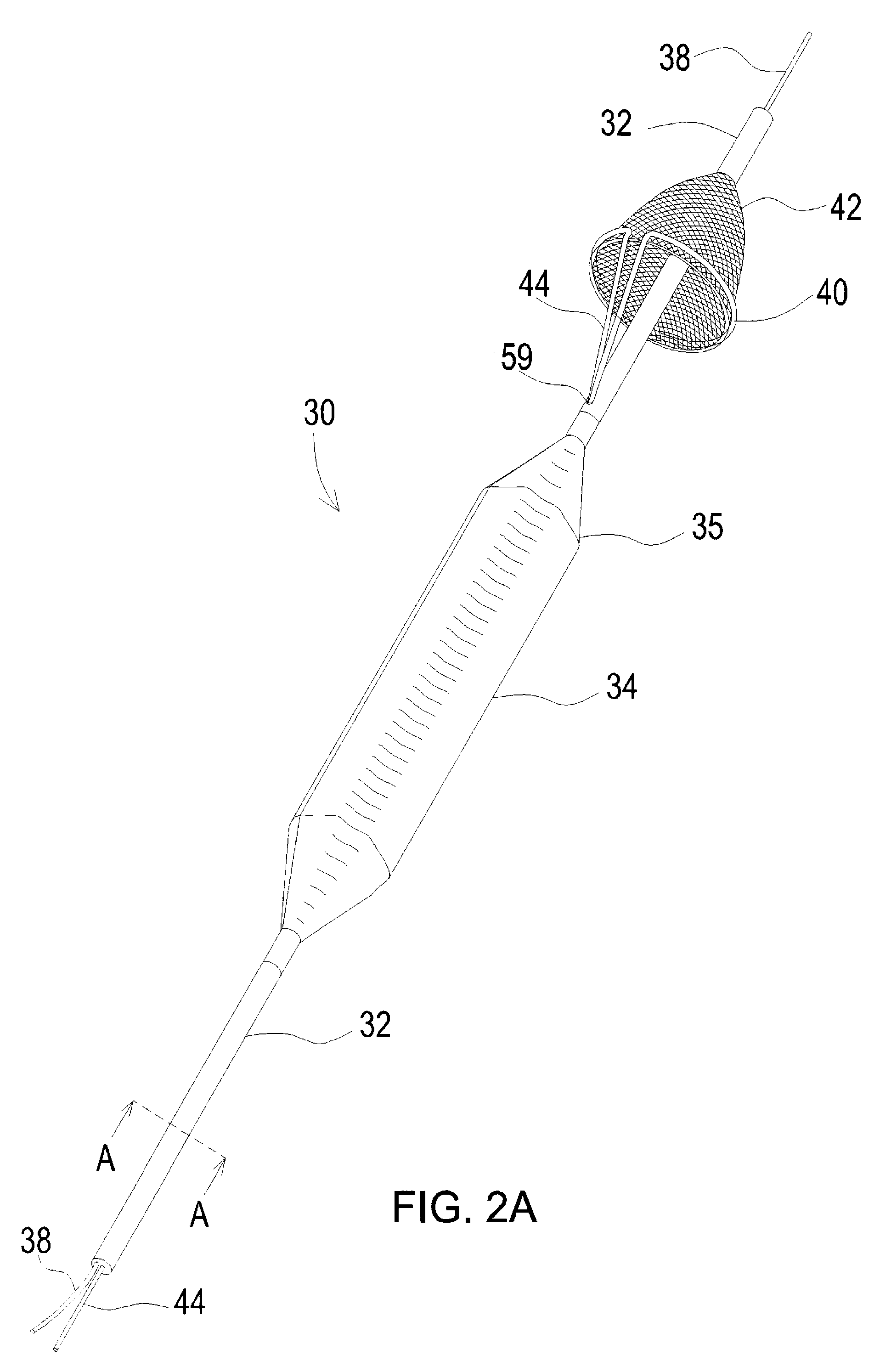 Device for angioplasty with an embolization protection component and method therefor