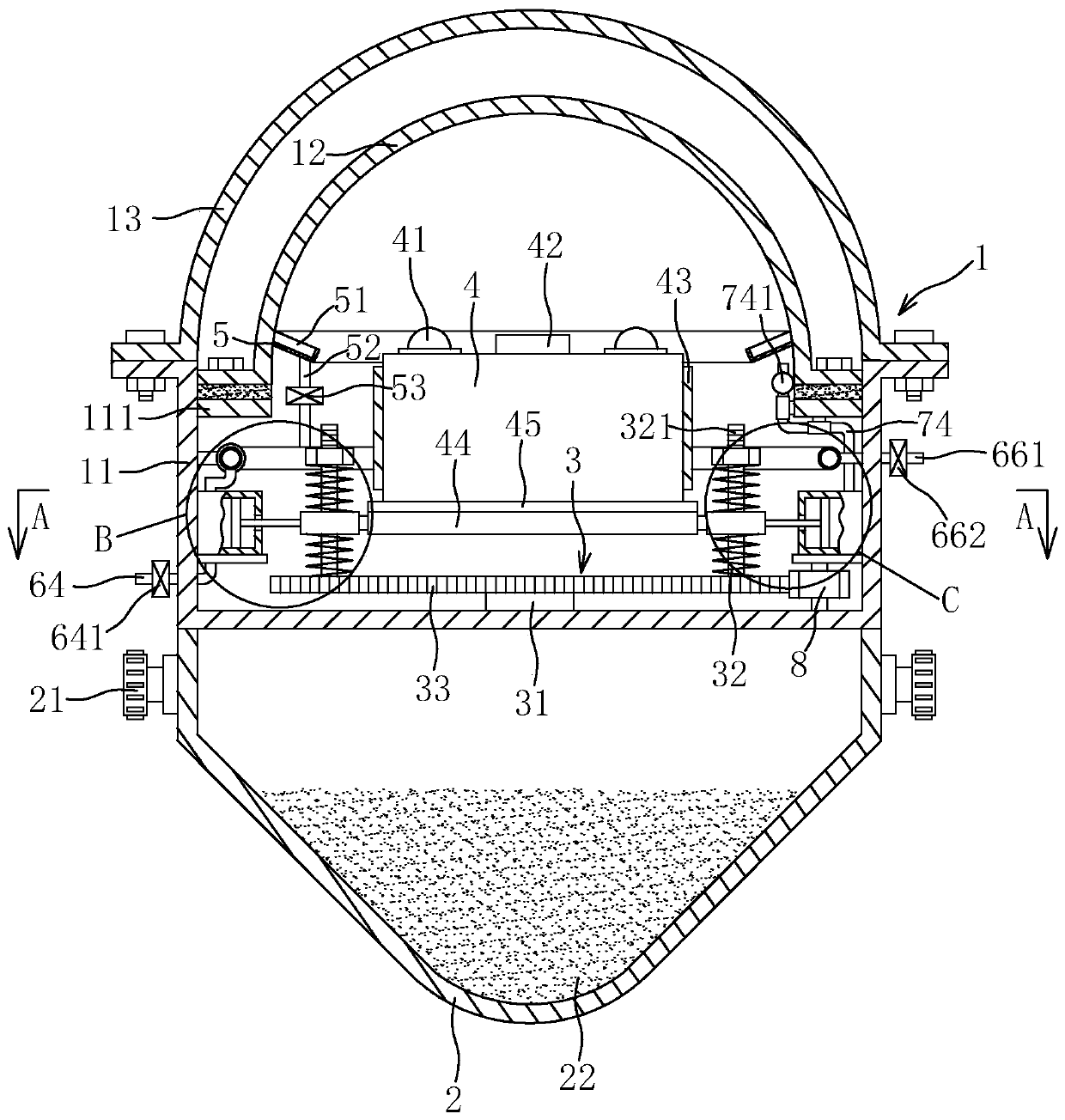 Beacon device for recycling ocean detection equipment