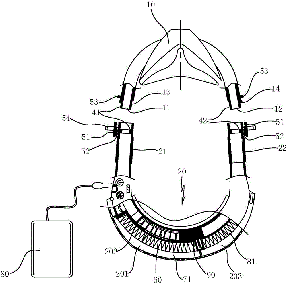Neck entangled type air purifier
