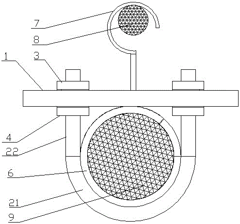 Novel cable erecting hook