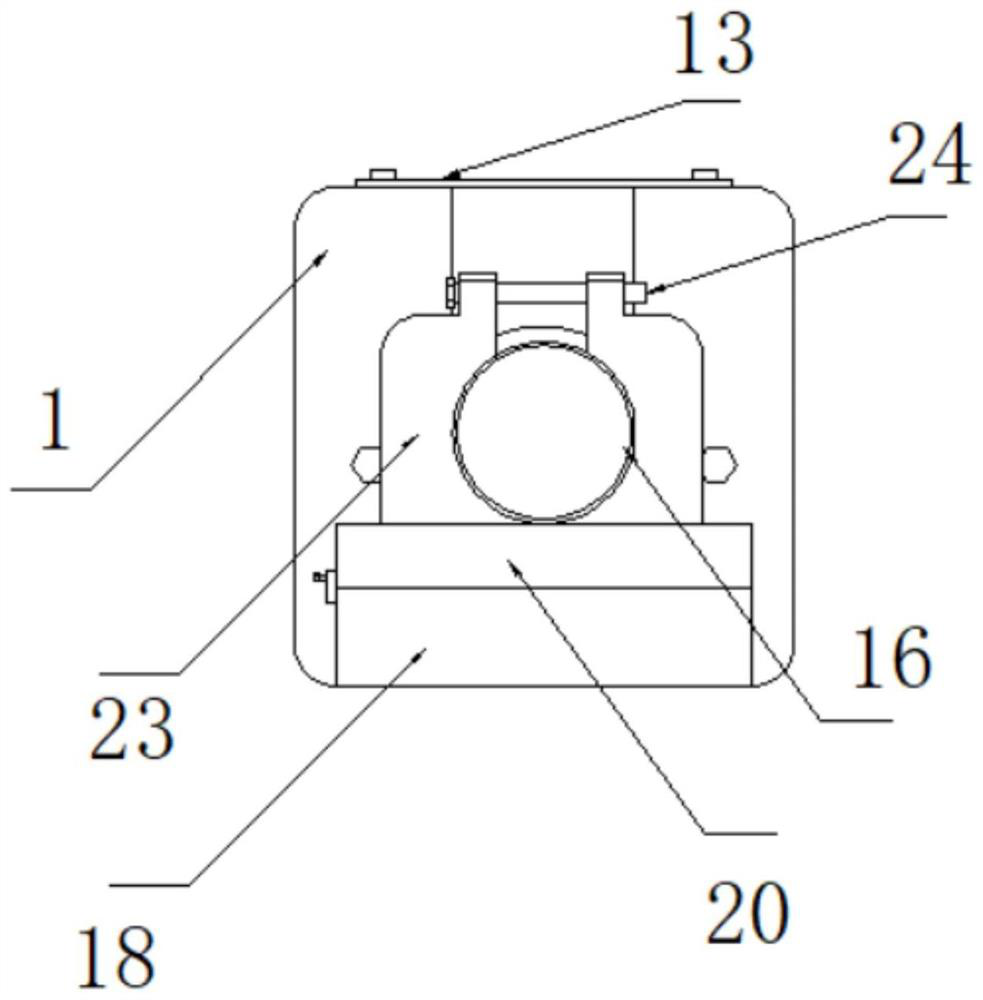 Water supply pipe butt joint reinforcing protection device