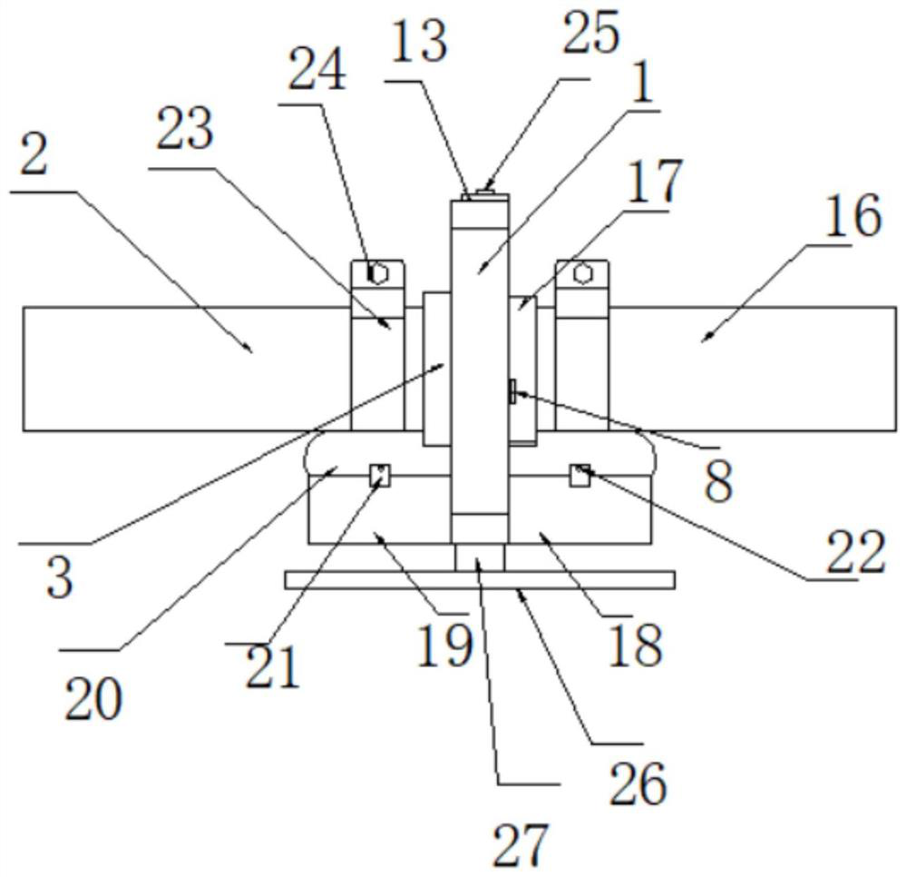 Water supply pipe butt joint reinforcing protection device