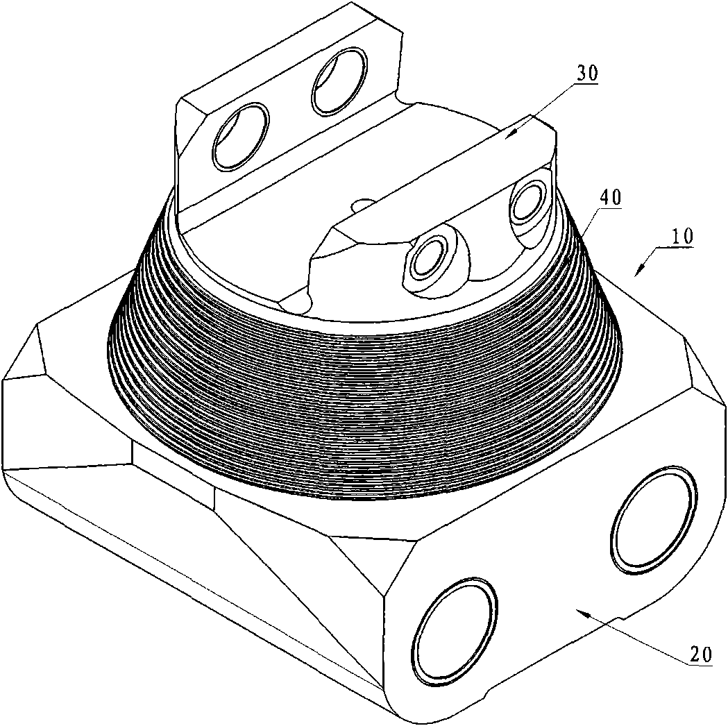 Spherical elastic bearing for helicopter rotor wing and molding method thereof