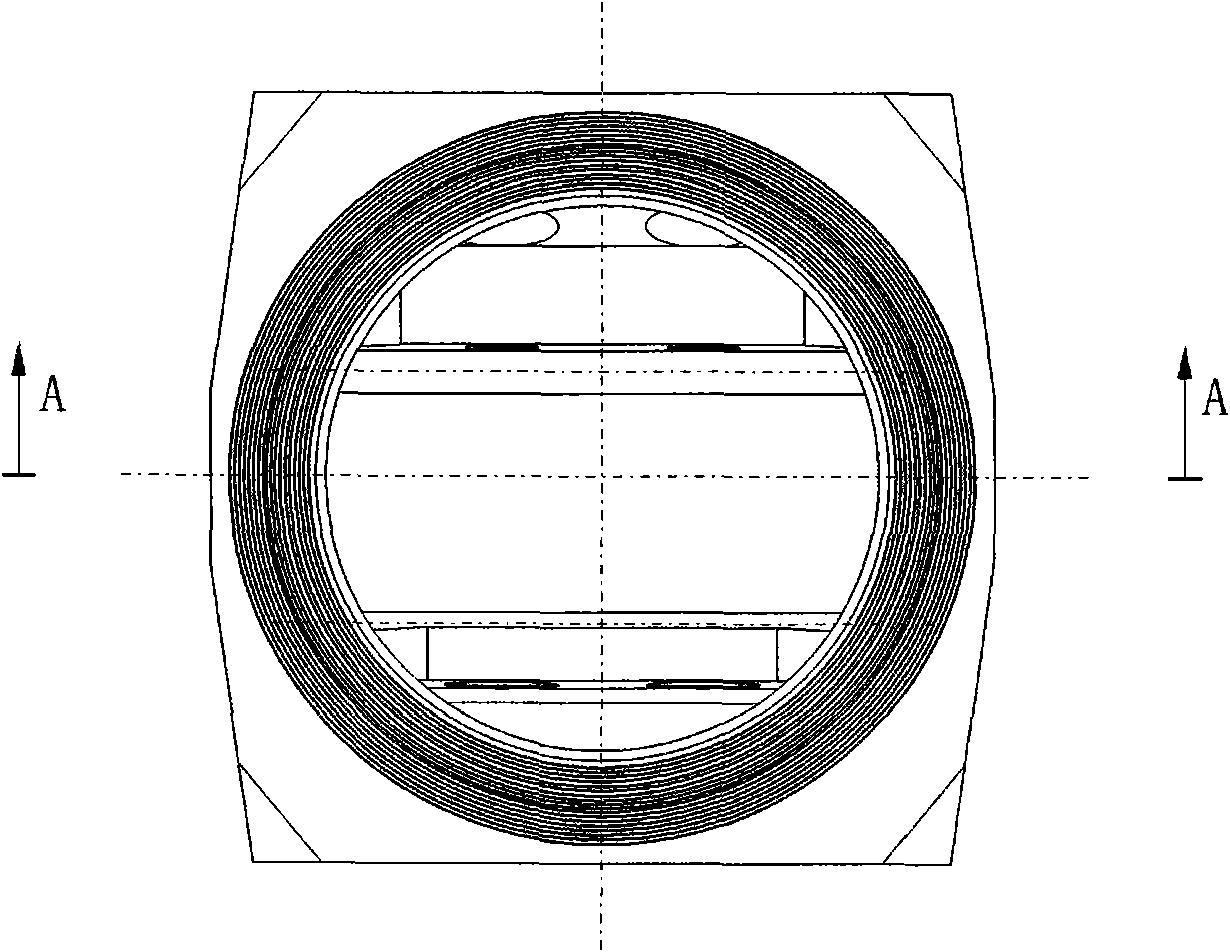 Spherical elastic bearing for helicopter rotor wing and molding method thereof