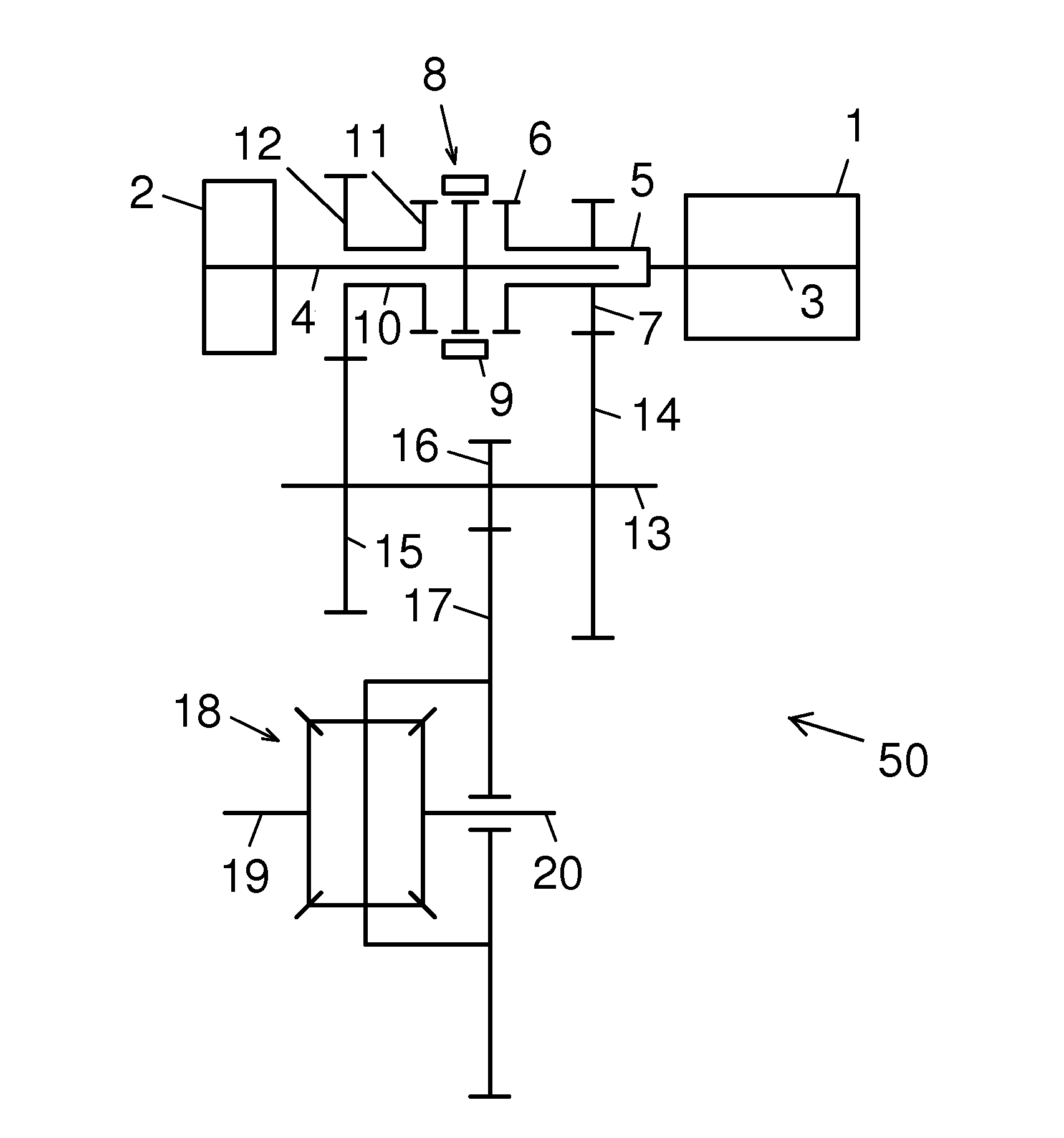 Dual-motor power system and dual-motor hybrid power system for vehicle