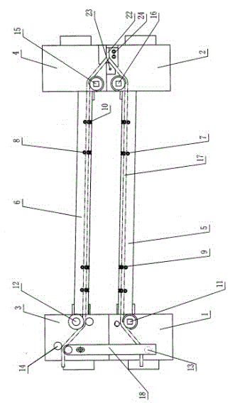 Multi-strand double-turn stator coil forming device
