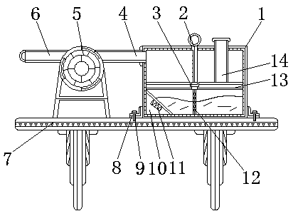 Collecting device for metal powder processing