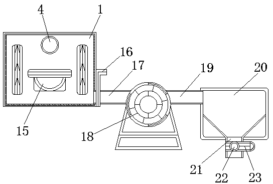 Collecting device for metal powder processing