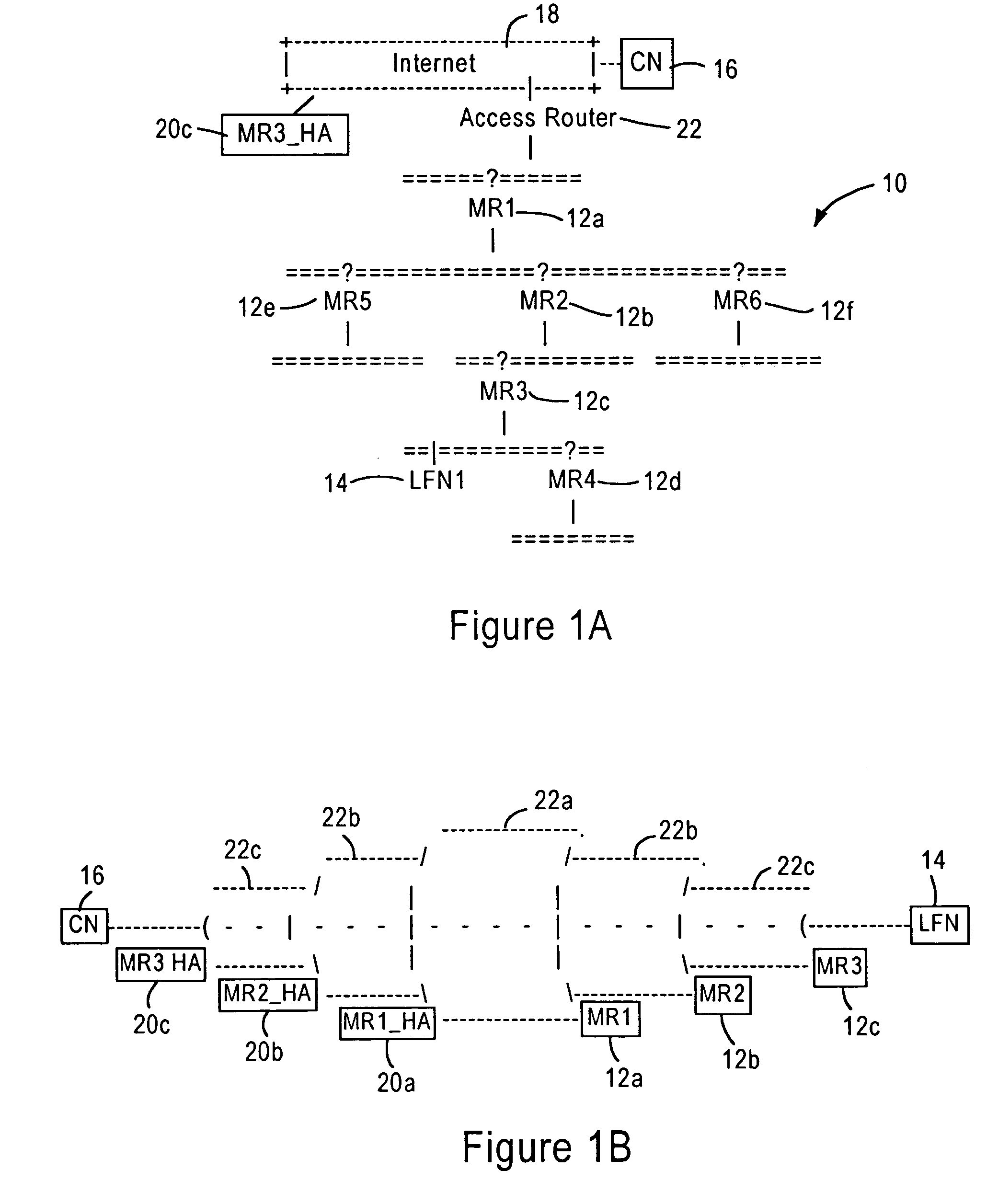 Arrangement in a router of a mobile network for optimizing use of messages carrying reverse routing headers