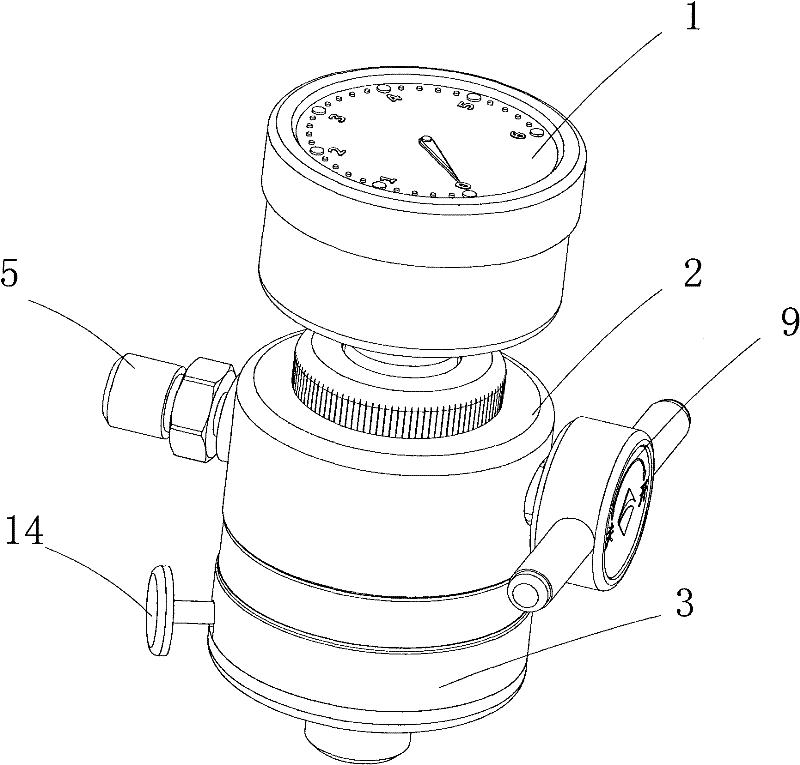 Miniature oxygenator with self-locking oxygen bullet connecting component