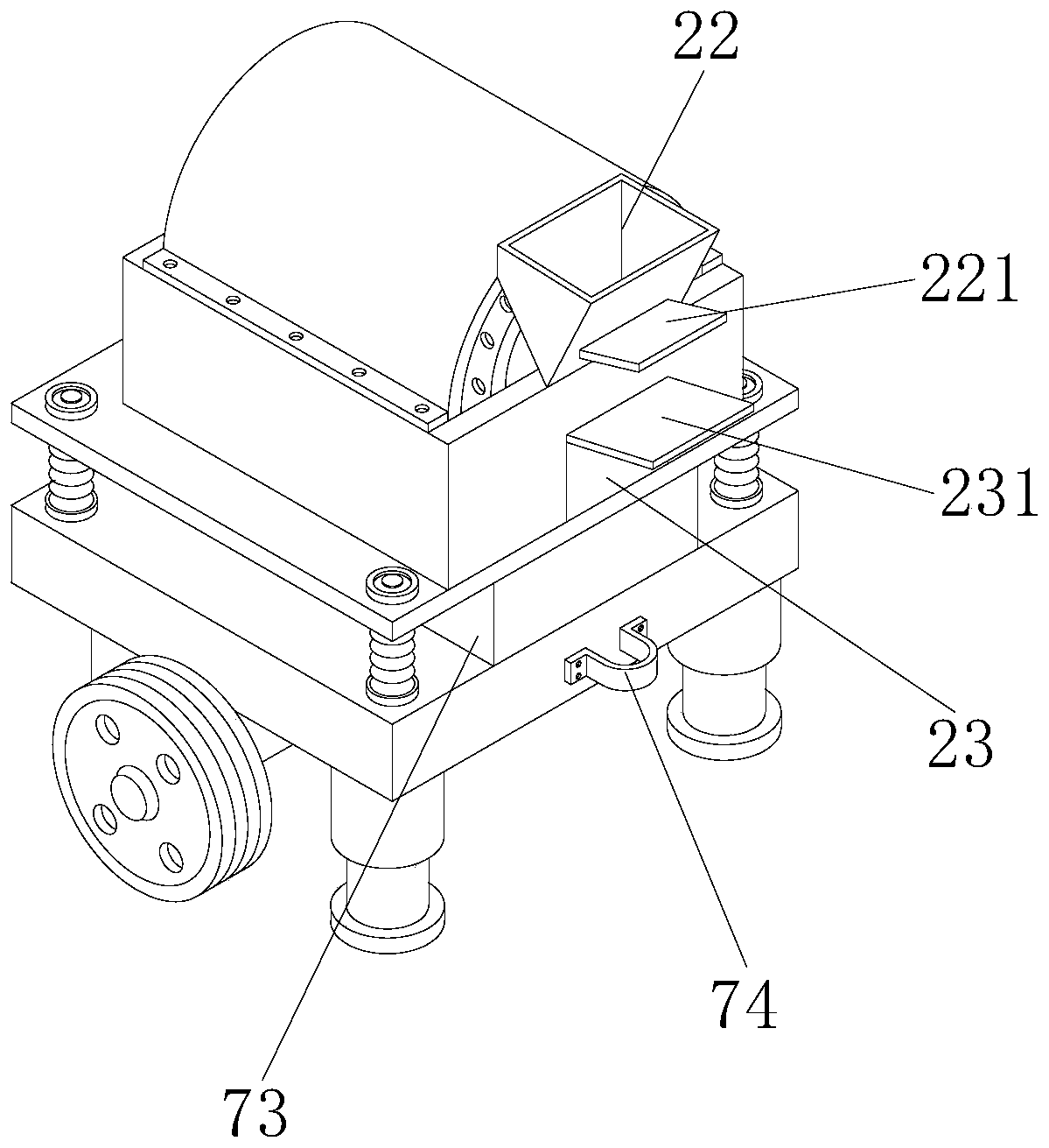 Multi-cavity screening and filtering device