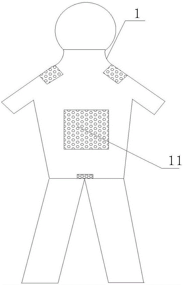 Wearable cooling garment with vital sign monitoring function