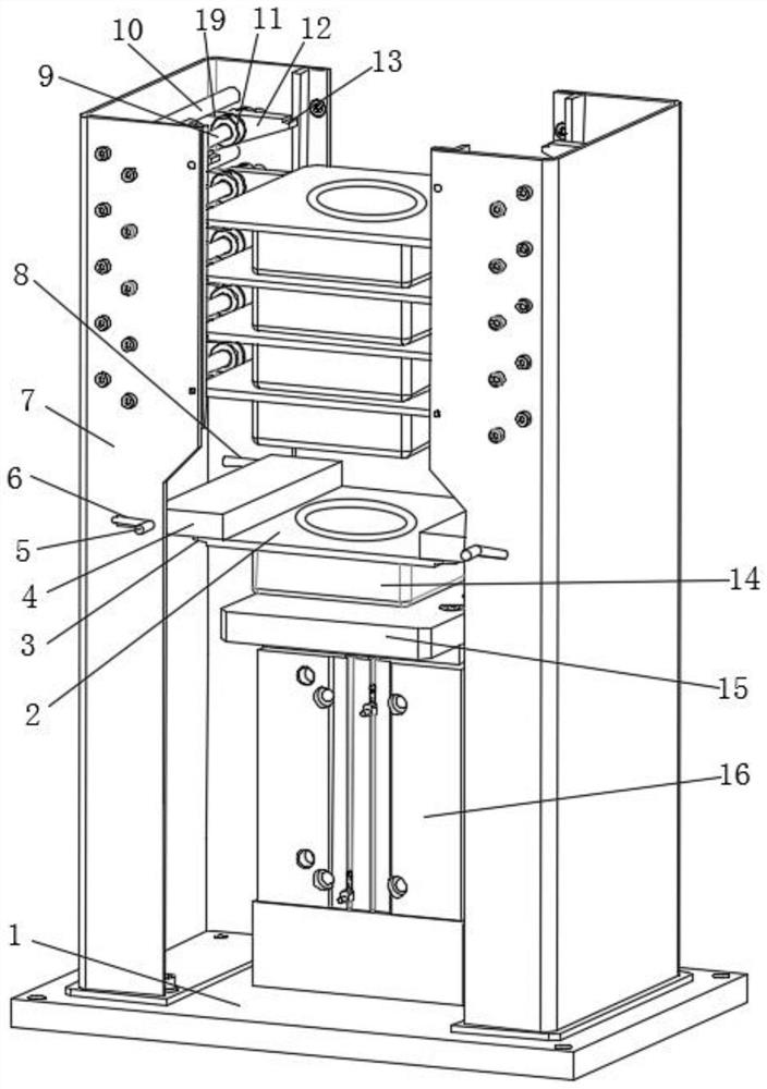 Engine air cylinder sleeve dismounting and mounting equipment and use method thereof