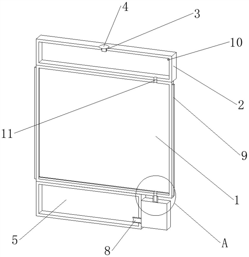 A liquid curtain type high-speed rail window glass