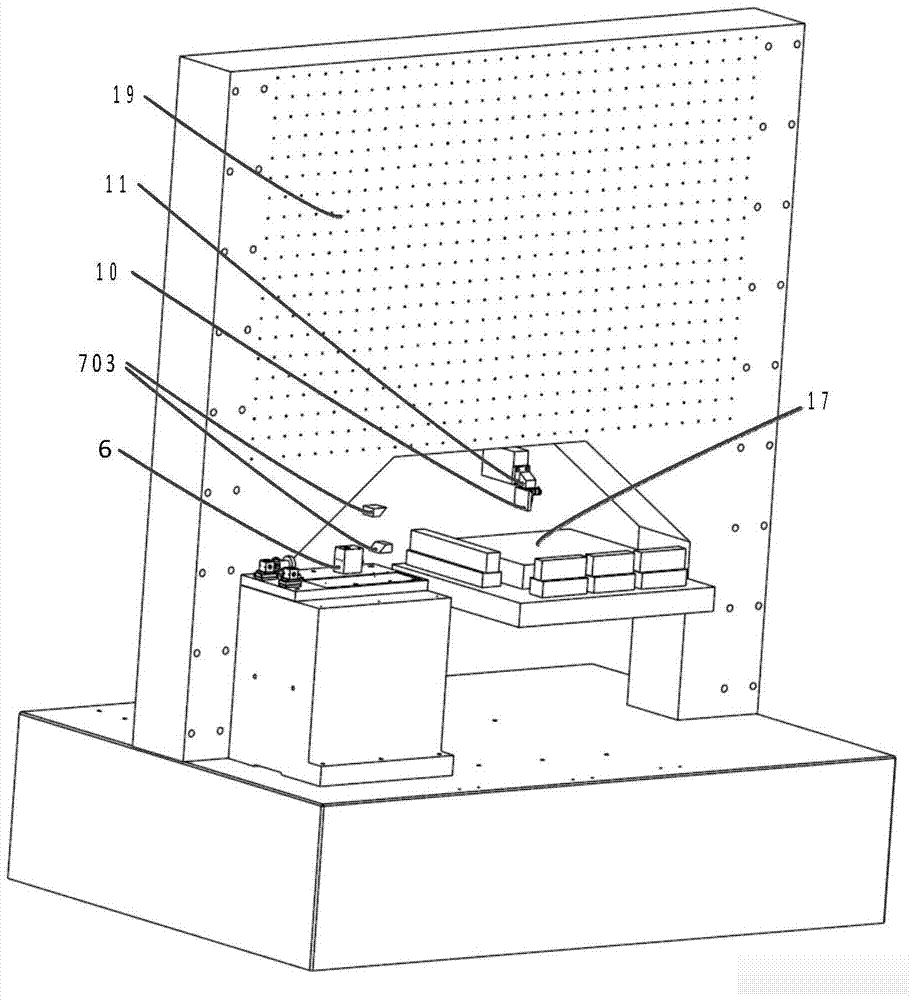 Holographic Scanning Exposure 2D Stage Displacement and Swing Angle Measurement Optical Path Structure