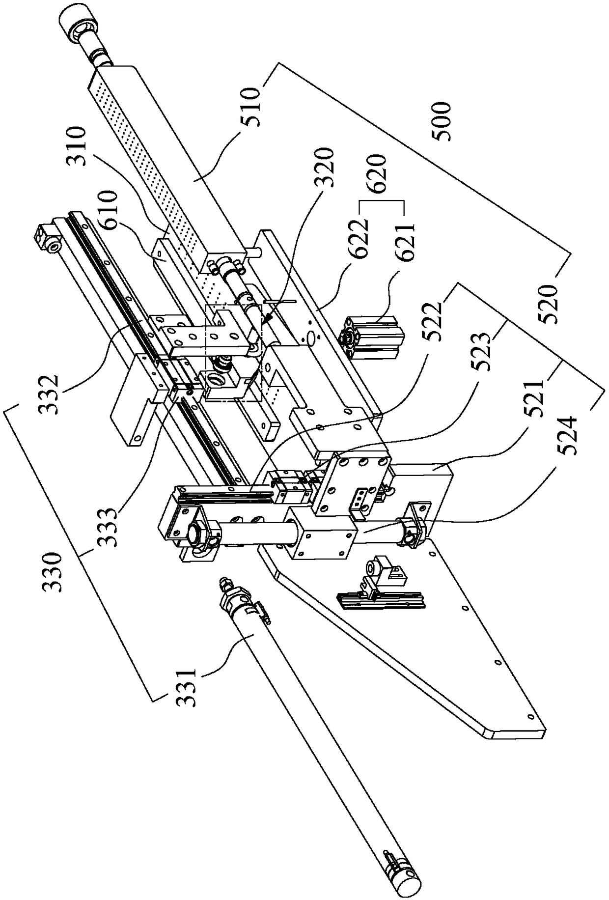 Circular knife die-cutting machine automatic material receiver