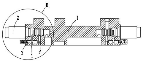 Engineering vehicle shifting device with buffering mechanism