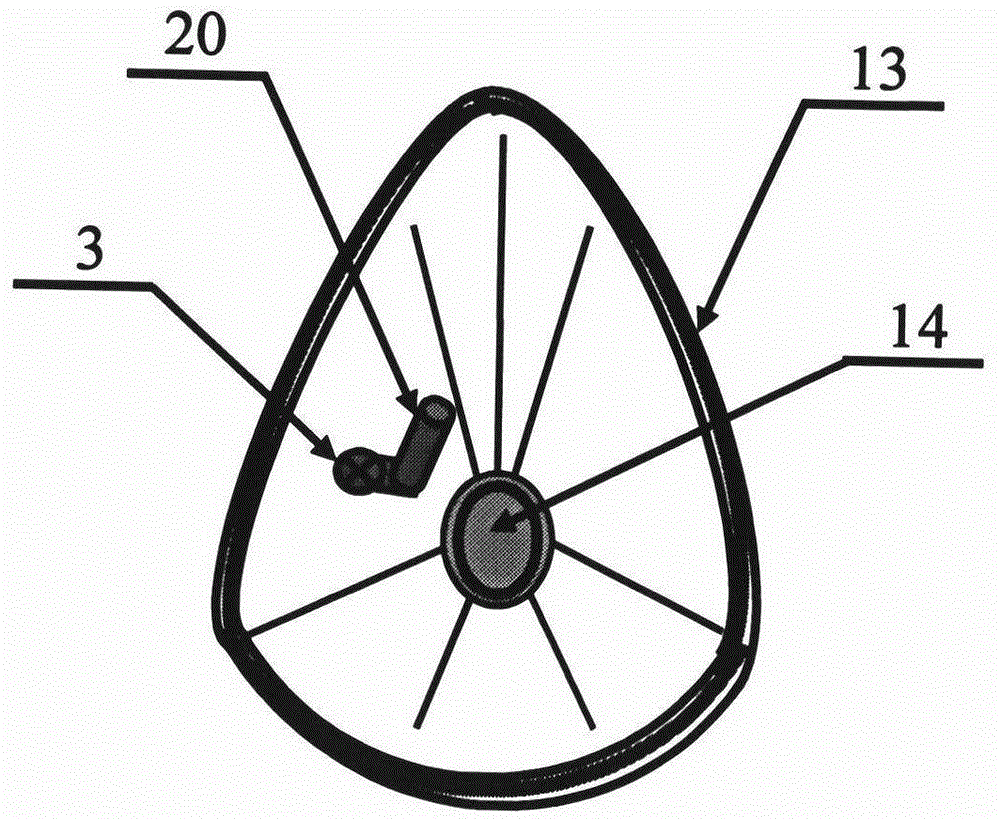 Long-catheter type lifesaving gas mask and alarming device system