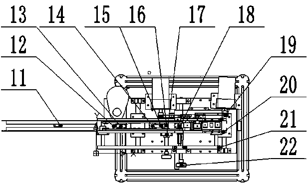 Automatic feeder for label laser marking