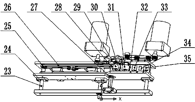 Automatic feeder for label laser marking