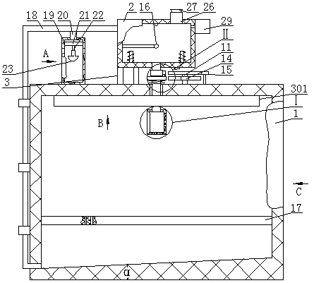 Barley seedling water planting device