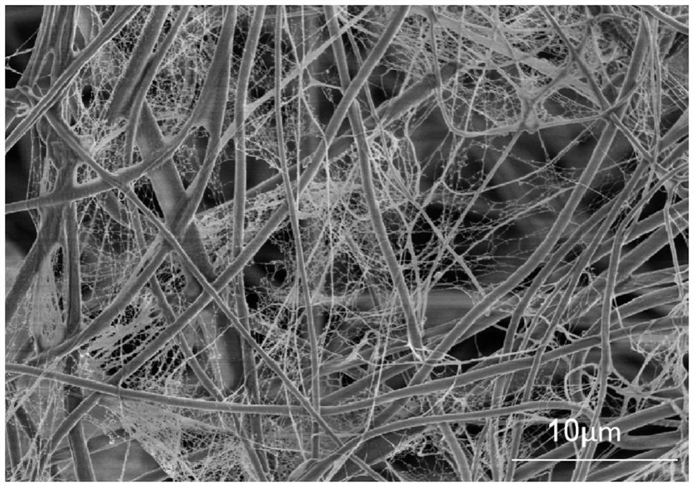 Preparation method of air filtering nanofiber membrane with dendritic multilevel structure