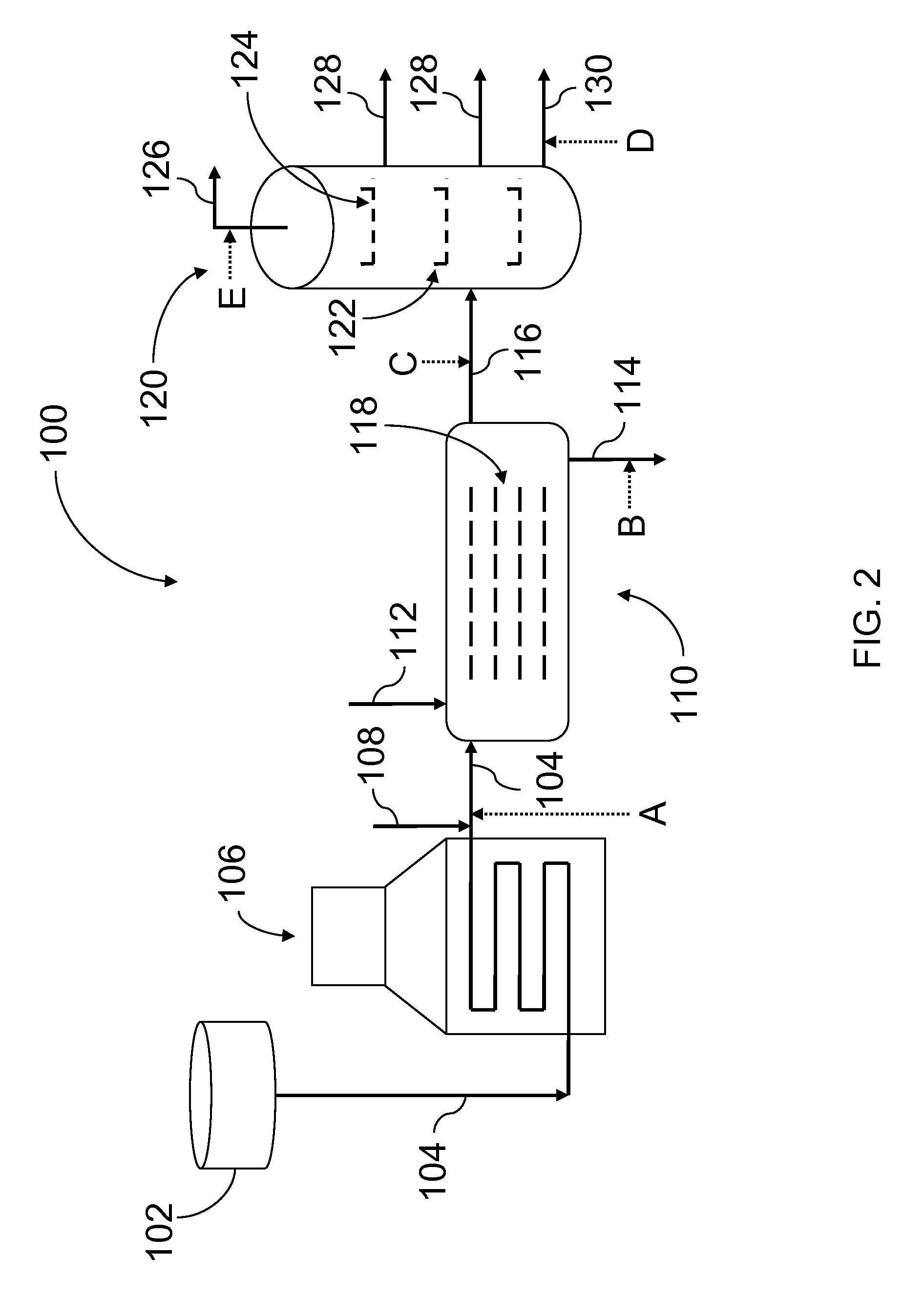System and method for separating a trace element from a liquid hydrocarbon feed