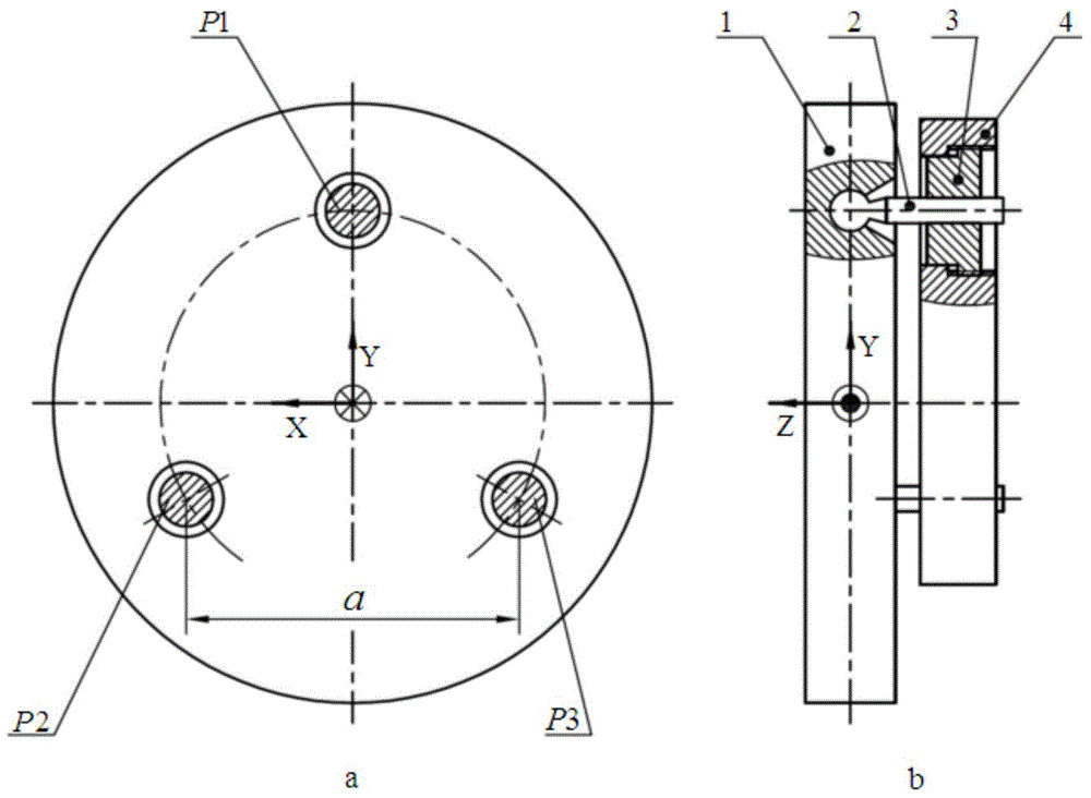 Method and device for quantitative adjustment of mirror attitude based on coarse-fine combination