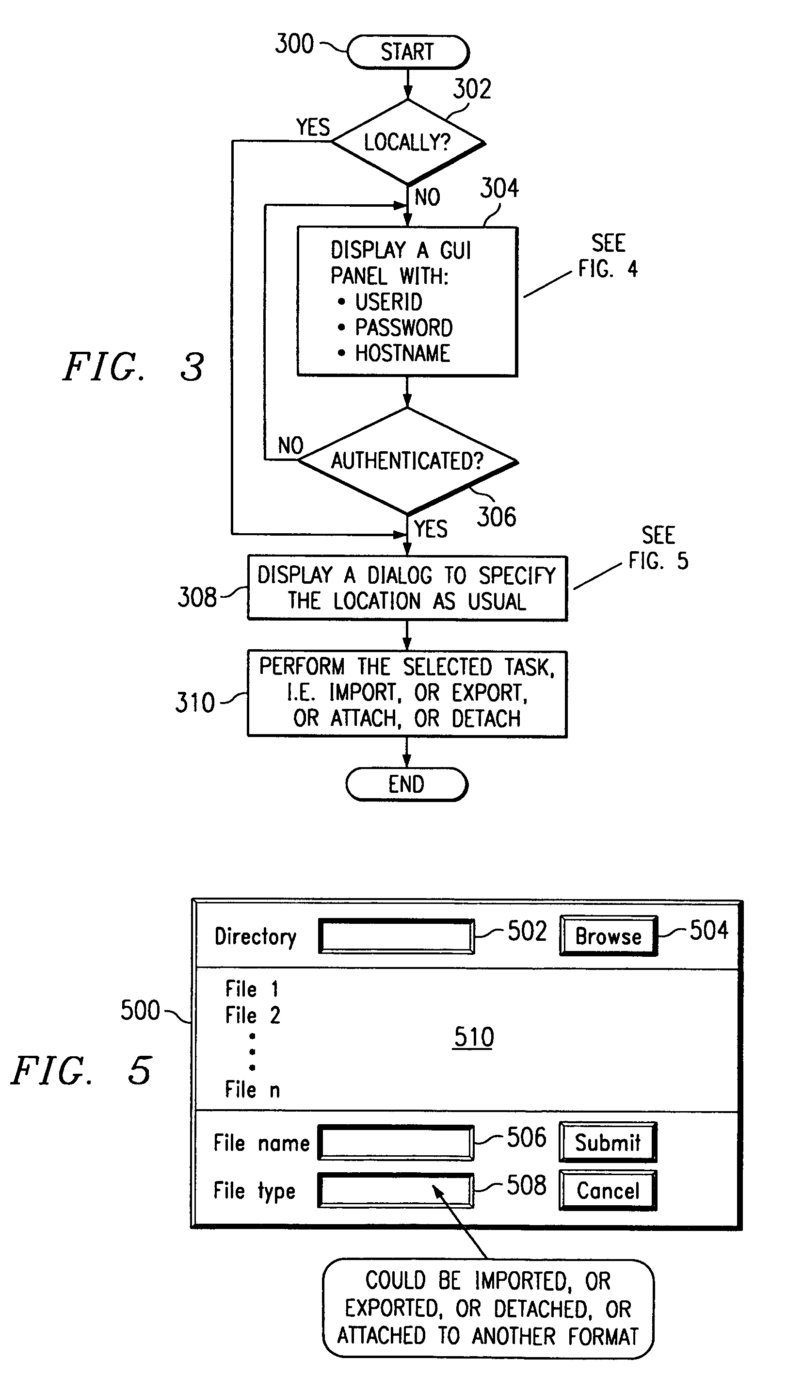 Method to import/export or detach/attach a file to/from a remote mail server