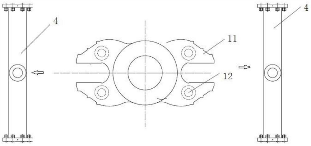 A method for repairing and replacing ship rudder bearing wharf